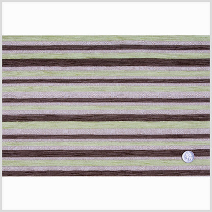 Acid/Olive/Beige Stripes Chenille Full
