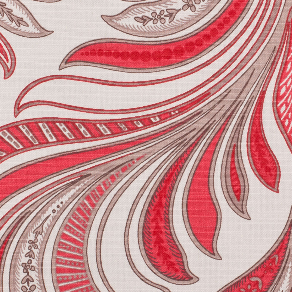 Pink Paisley Canvas Detail