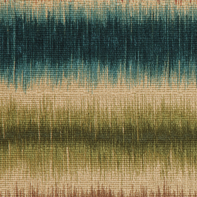 Red & Blue Gem Ikat Prints