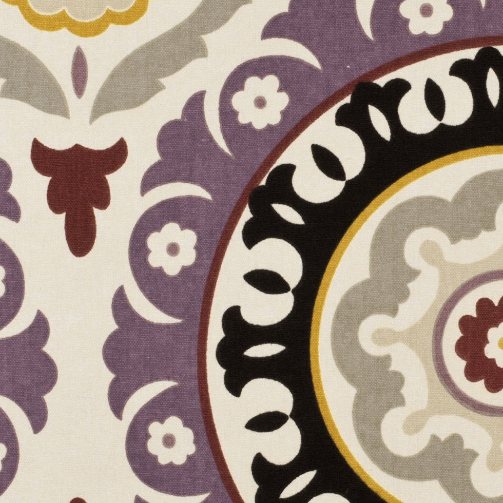 Onyx/Lilac Floral Prints Detail