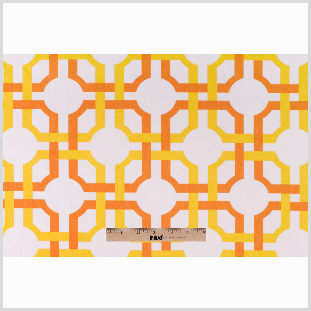 Citrus Geometric Prints Full