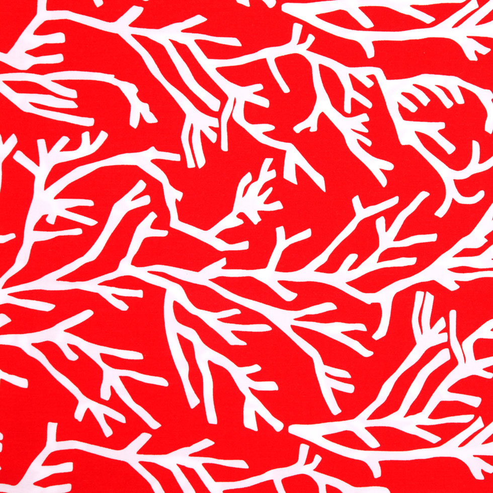 Red 01 Floral Prints