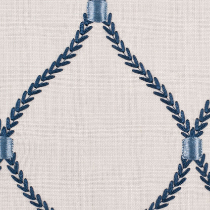 Porcelain Classical Rayon Embroidered Linen Detail