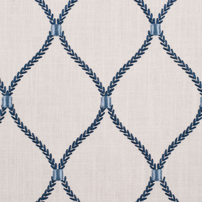 Porcelain Classical Rayon Embroidered Linen