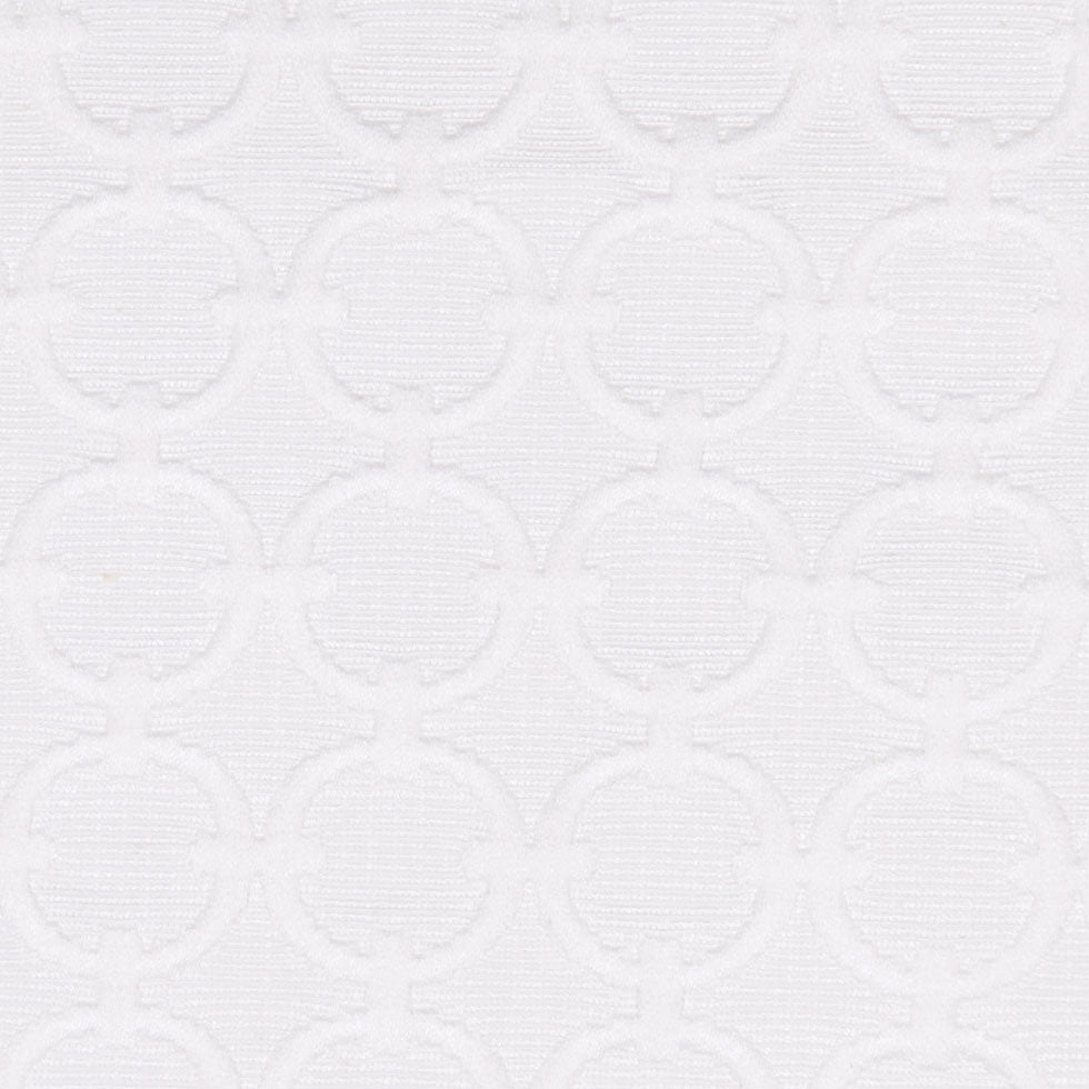 Sail Geometric Embroidered Cotton-Poly Woven Detail
