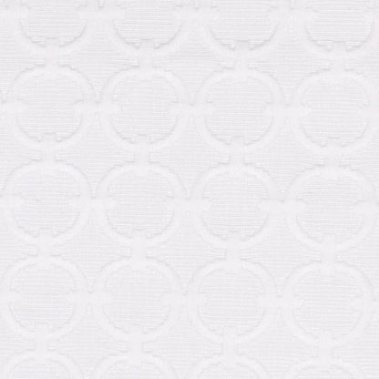 Sail Geometric Embroidered Cotton-Poly Woven Detail