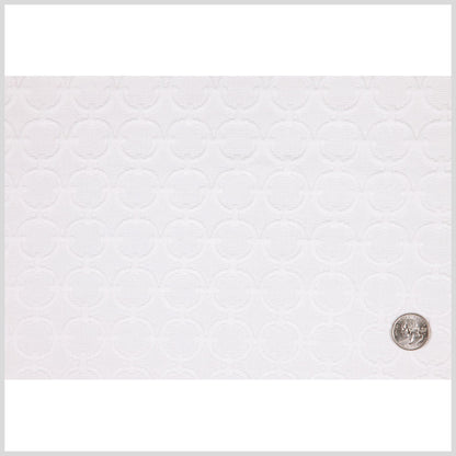 Sail Geometric Embroidered Cotton-Poly Woven Full
