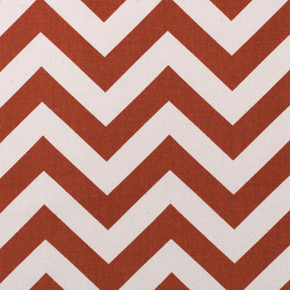 Village Rust/Natural Zig Zag Canvas