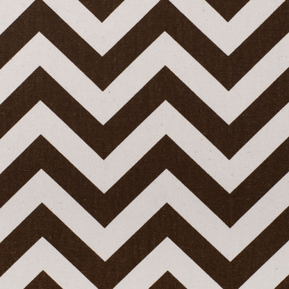 Village Brown/Natural Zig Zag Canvas