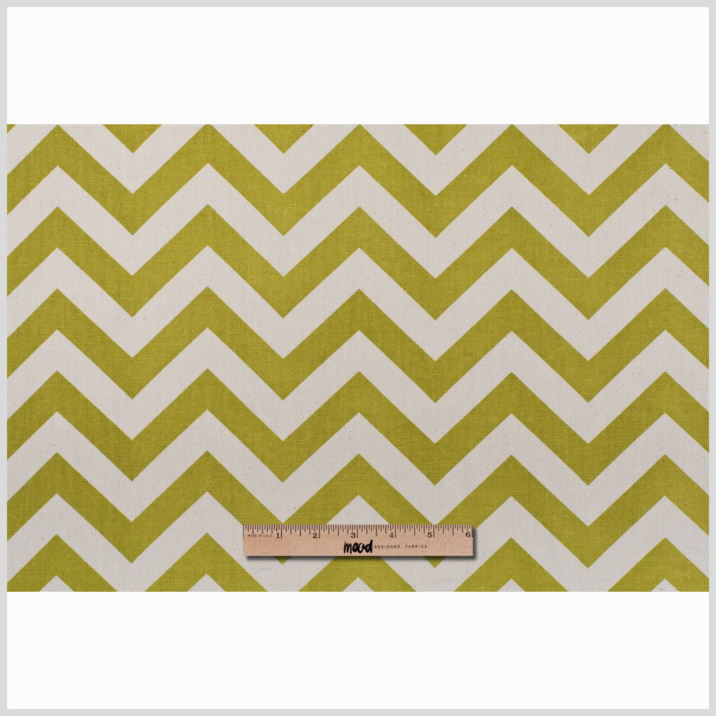 Village Green/Natural Zig Zag Canvas Full