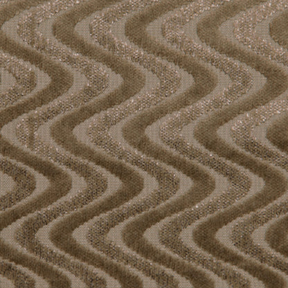 Tan Zig Zag Velvet Detail