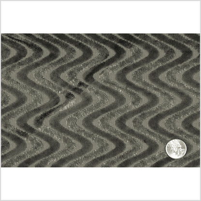 Olive Zig Zag Velvet Full