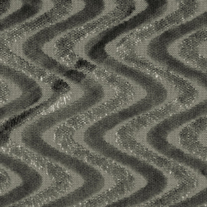 Olive Zig Zag Velvet