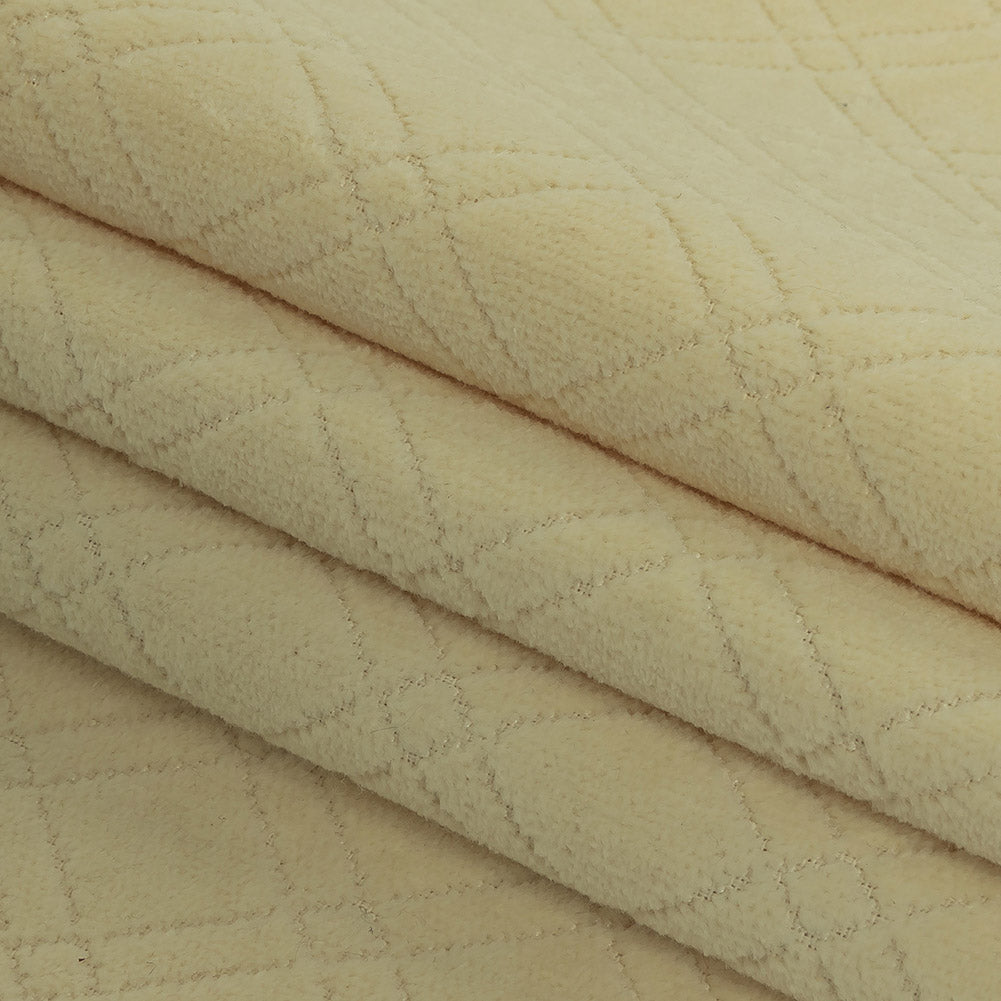 Ivory Diamonds Velvet Folded