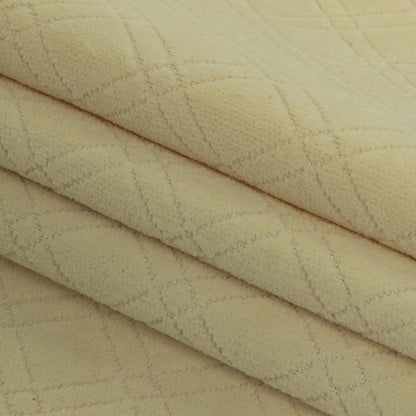 Ivory Diamonds Velvet Folded