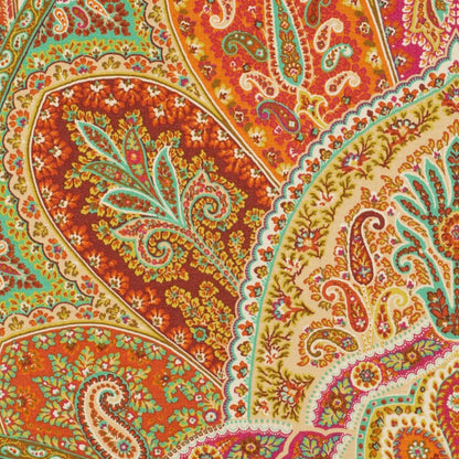 Sunset Paisley Twill Detail