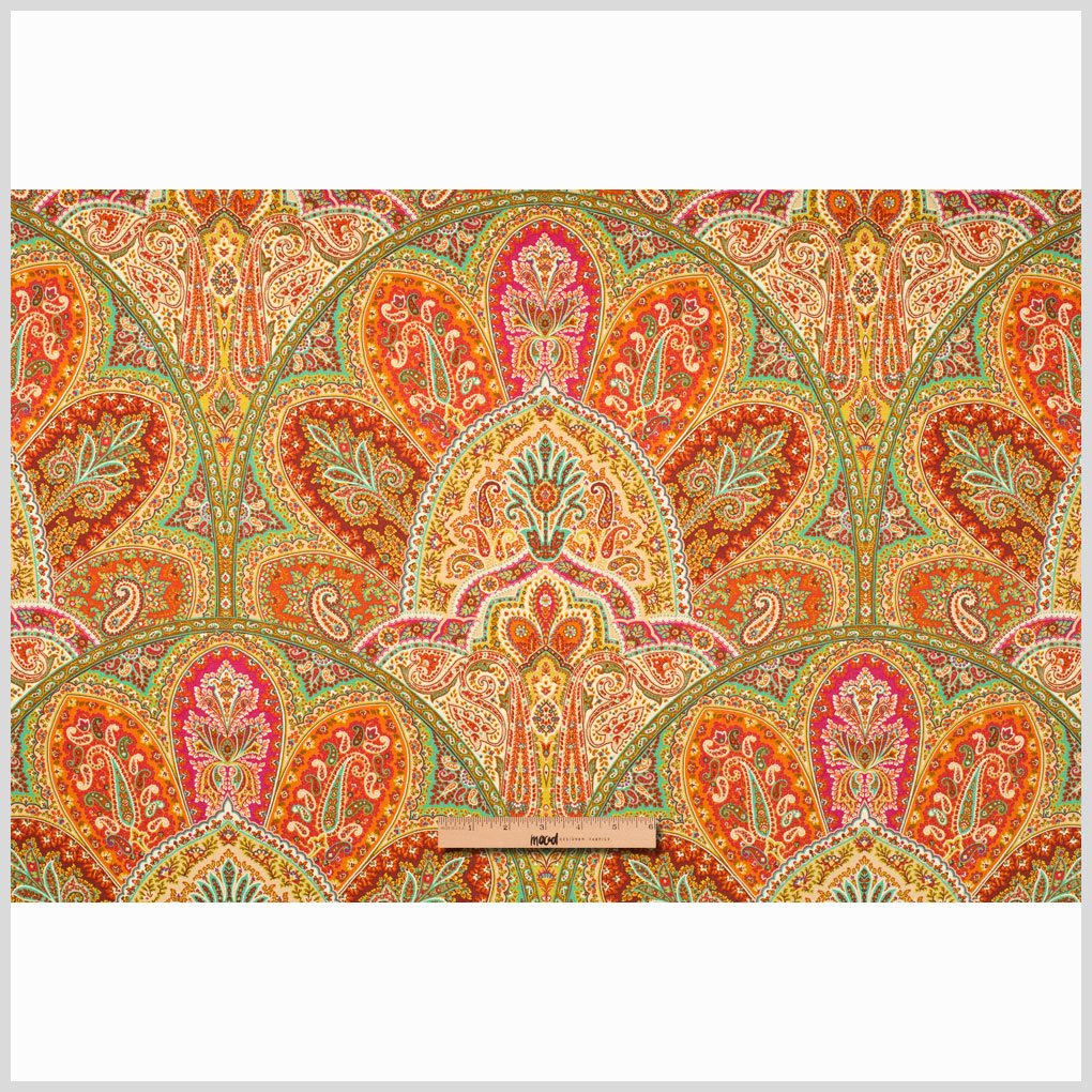 Sunset Paisley Twill Full