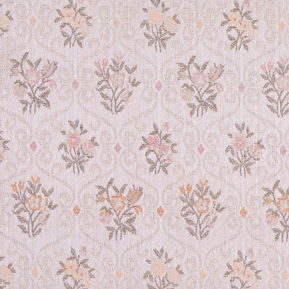 Beige/Moss/Premier Rose/Wheat Floral Woven Detail