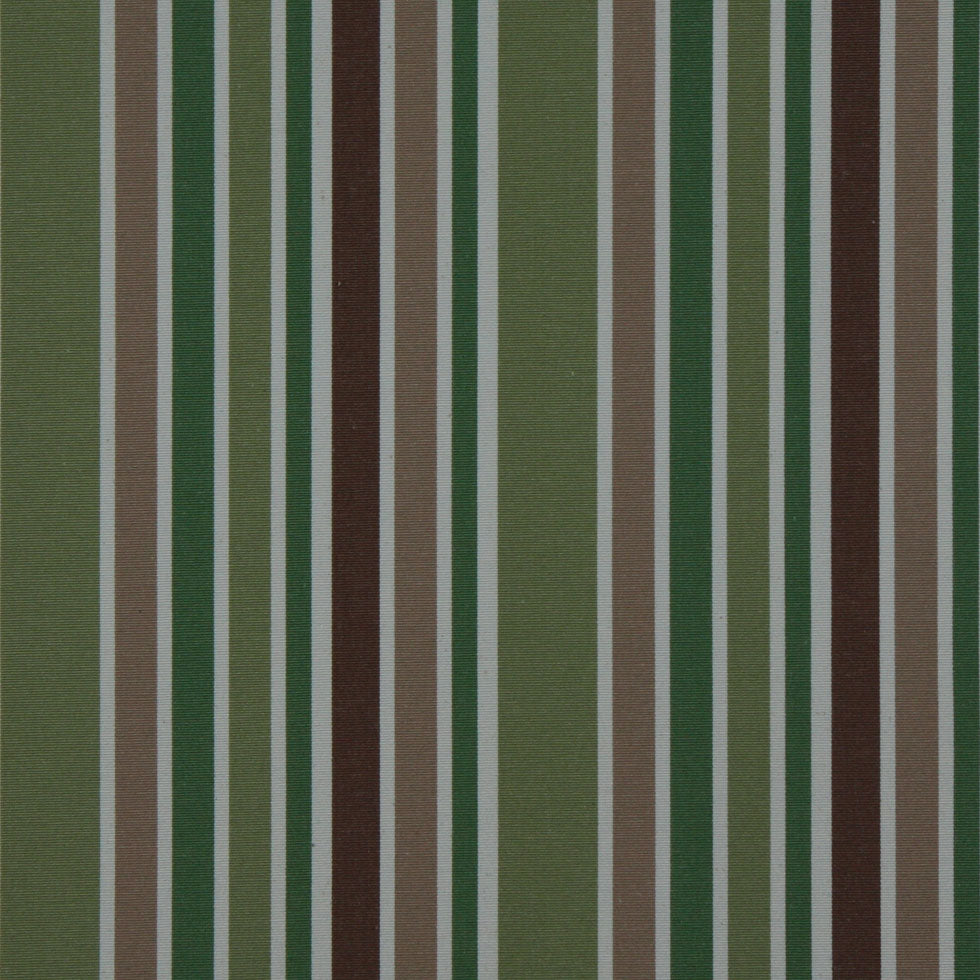 Kiwi/Taupe/Kelly Green/White/Chocolate Stripes Woven Detail