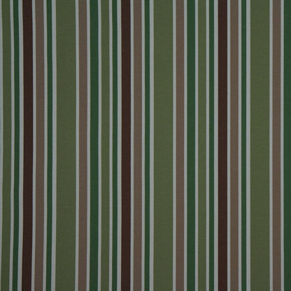 Kiwi/Taupe/Kelly Green/White/Chocolate Stripes Woven