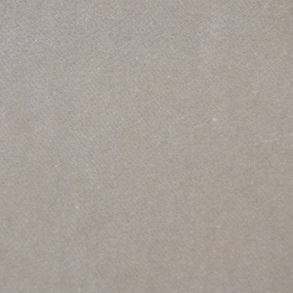 Beige Solid Velvet