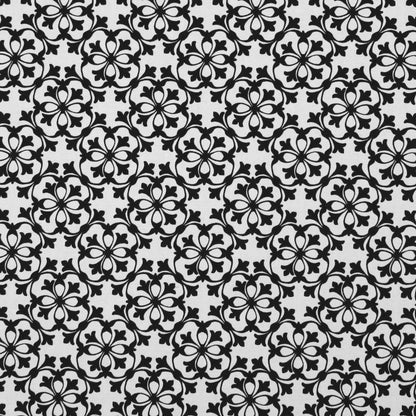 Black/Cream Classical Canvas Detail