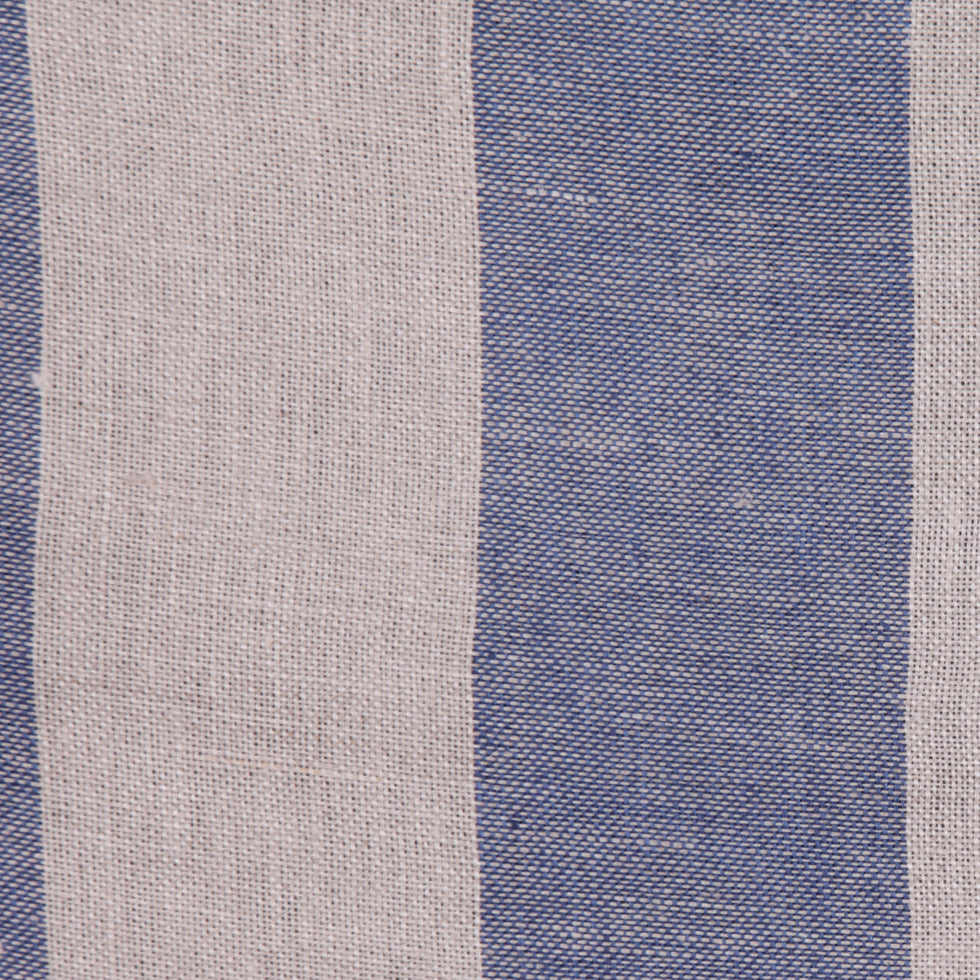 Blue 5 Stripes Linen