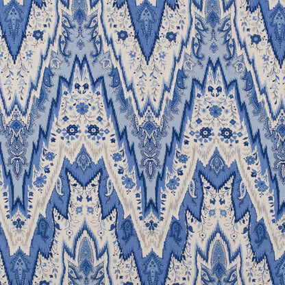 Porcelain Paisley Linen