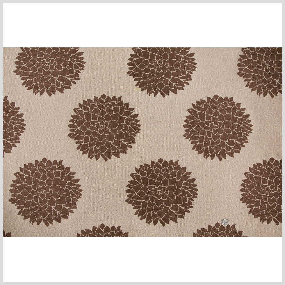 Coffee Floral Woven Full
