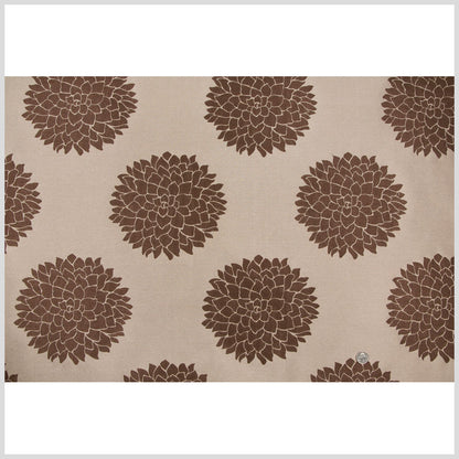 Coffee Floral Woven Full