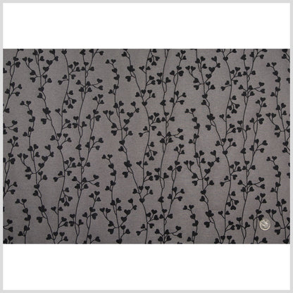 Black Floral Woven Full