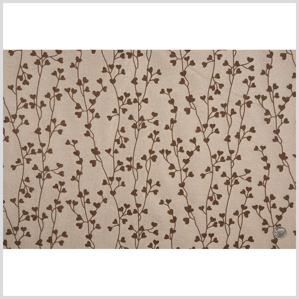 Coffee Floral Woven Full