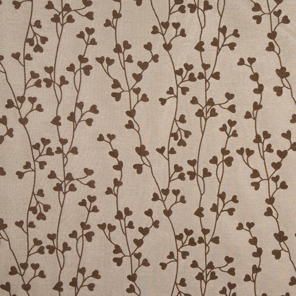 Coffee Floral Woven