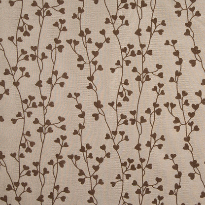 Coffee Floral Woven