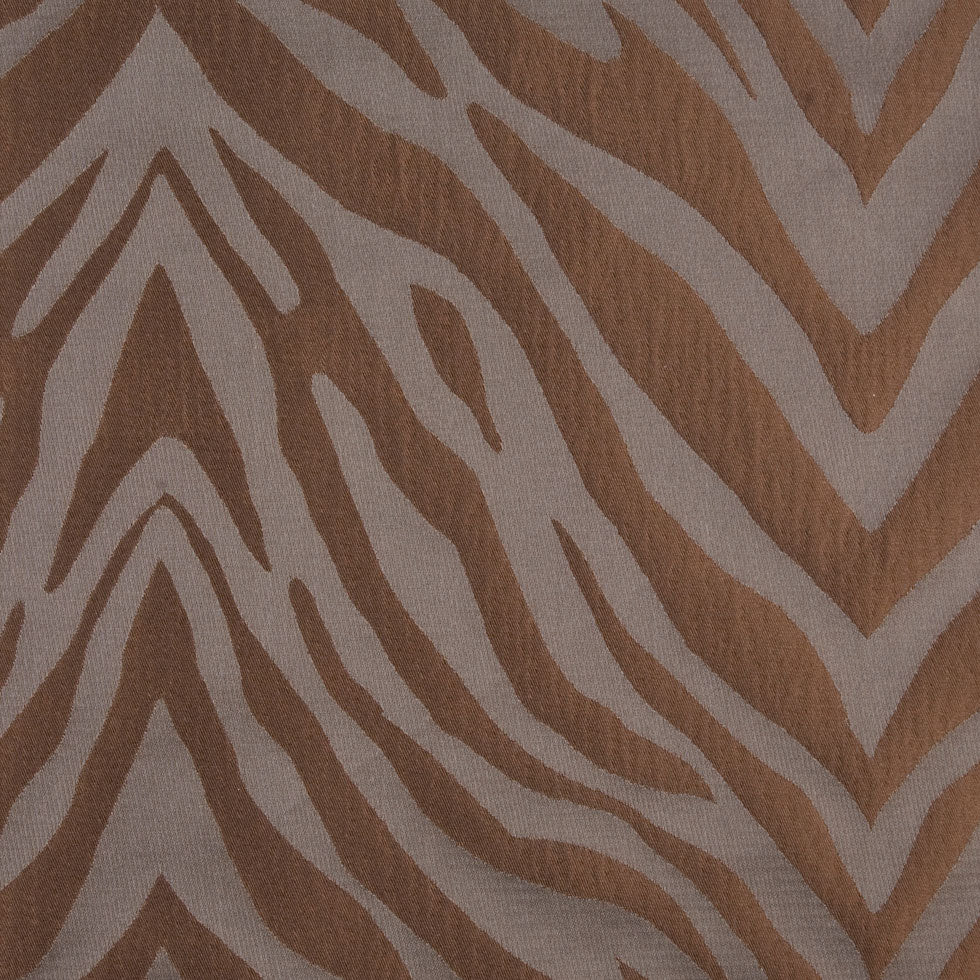 Chocolate Animal Brocade Detail