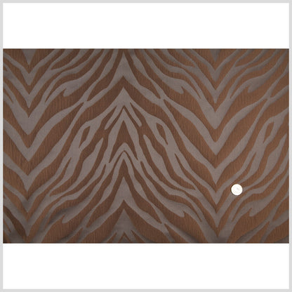 Chocolate Animal Brocade Full