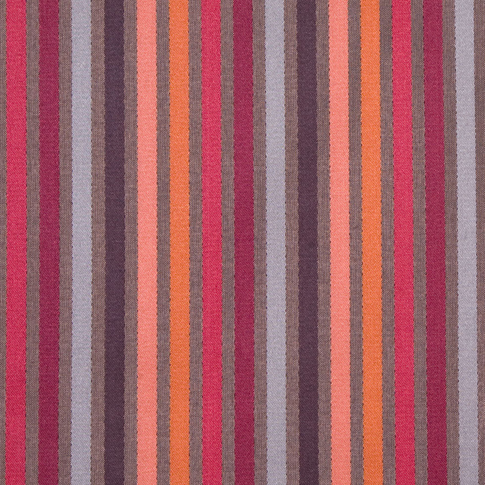 Chocolate/Pumpkin/Wine/Stone Stripes Woven Detail
