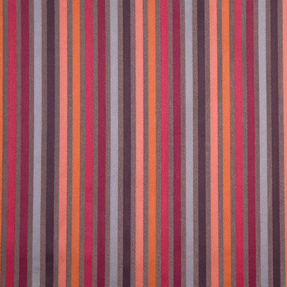 Chocolate/Pumpkin/Wine/Stone Stripes Woven