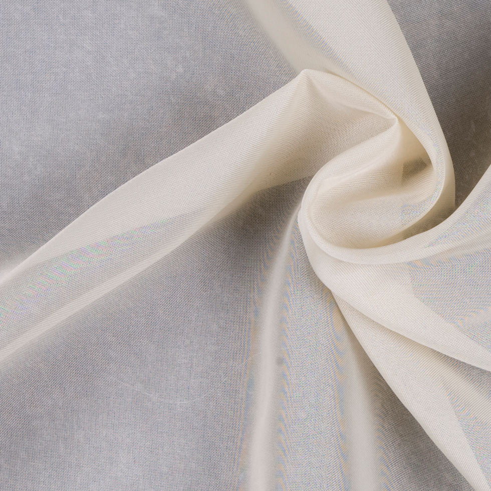 Taupe Sheer Voile Detail