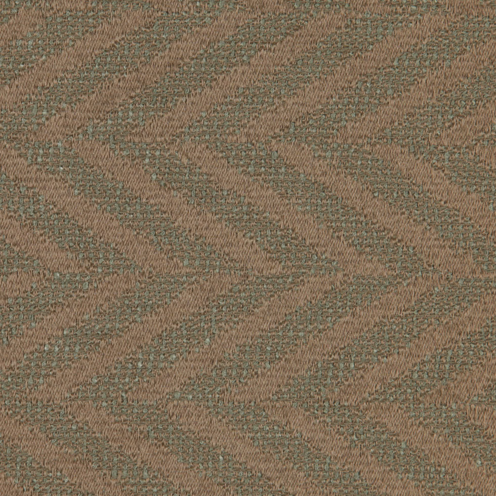 Beige/Mint Zig Zag Woven Detail