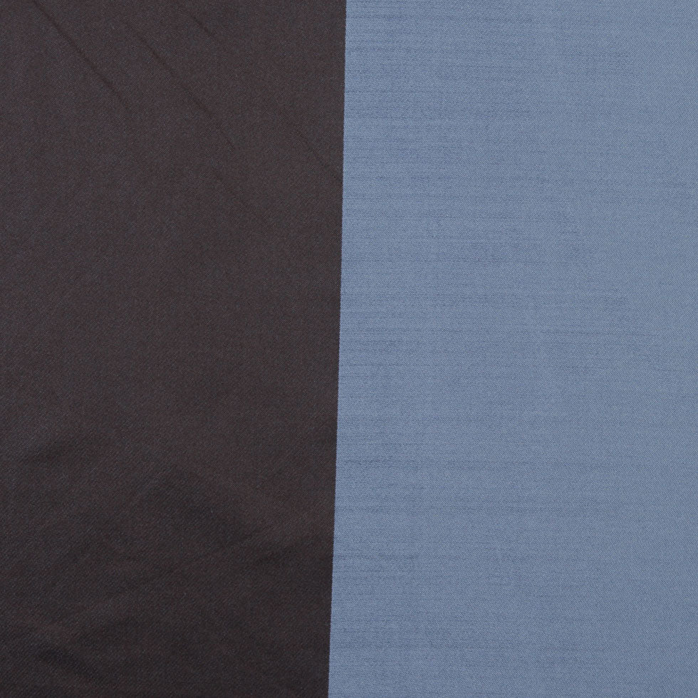 Two-Tone Blue Stripes Woven Detail