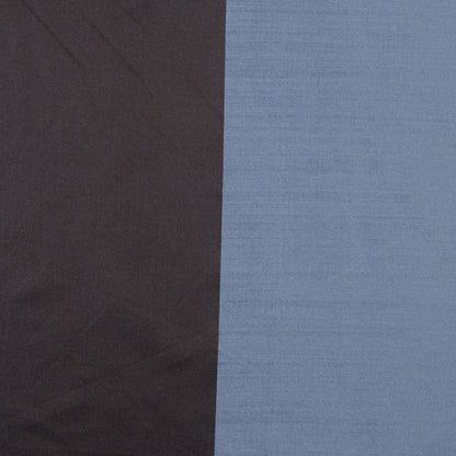 Two-Tone Blue Stripes Woven Detail