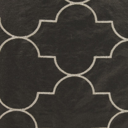 Cream Geometric Sheer Detail