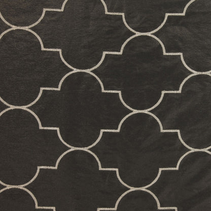 Cream Geometric Sheer