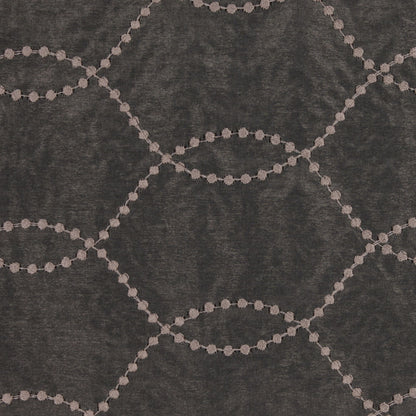 Pewter Polka Dots Sheer Detail