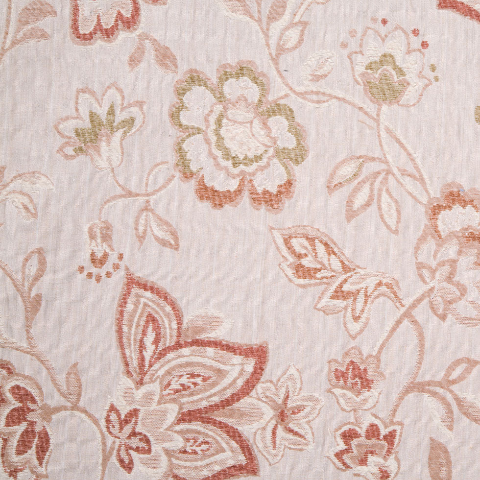 Khaki/Tan Floral Chenille