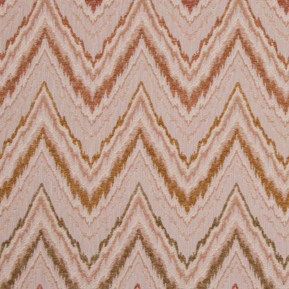 Beige/Moss/Tan/Cinnamon Stripes Chenille Detail