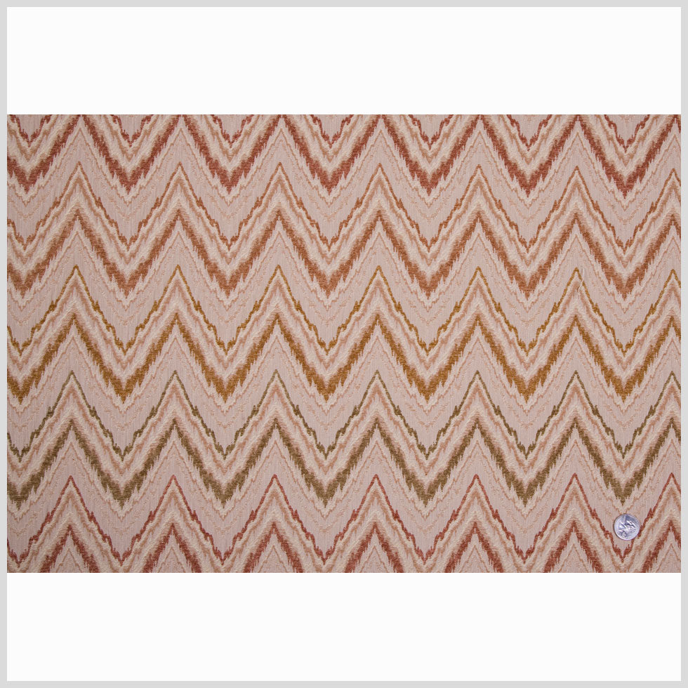 Beige/Moss/Tan/Cinnamon Stripes Chenille Full