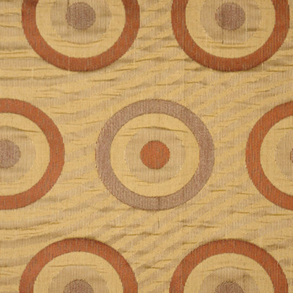 Antique Gold/Spice/Bronze Geometric Woven Detail