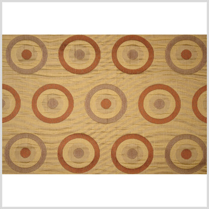 Antique Gold/Spice/Bronze Geometric Woven Full